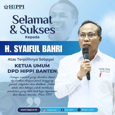 Selamat DPD Ketua HIPPI BANTEN